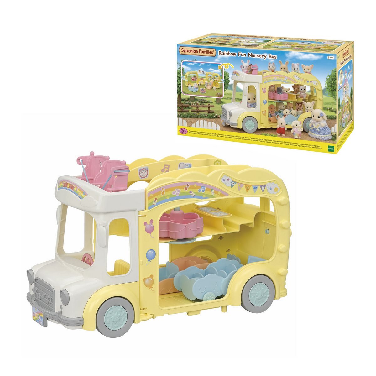 Autobús Arcoíris De Bebes Sylvanian Families